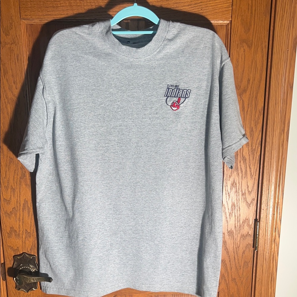 Cleveland Indians Gray Graphic Men's T-Shirt